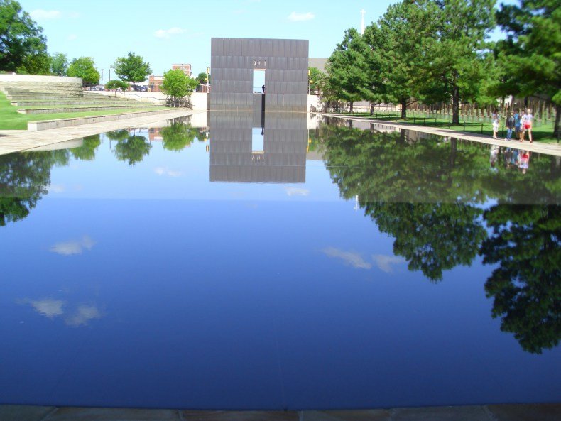 The Oklahoma City National Memorial - the most visited place in Oklahoma. 