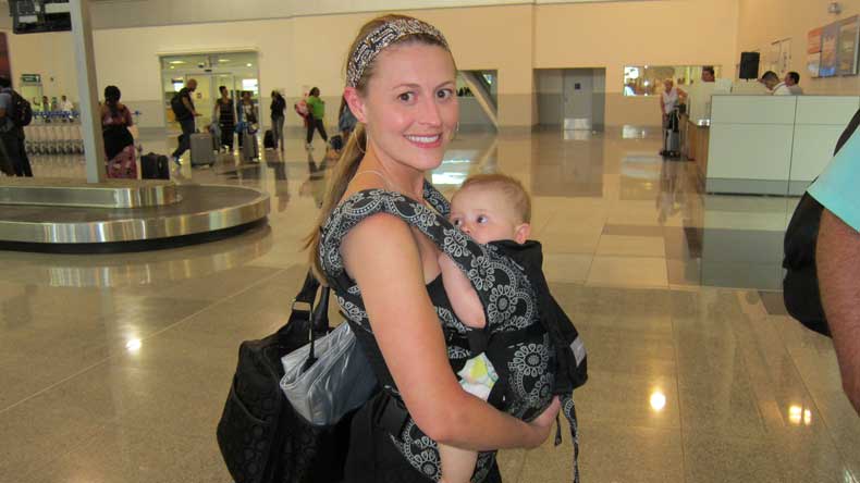 Wearing A Baby Carrier Through Airport Security