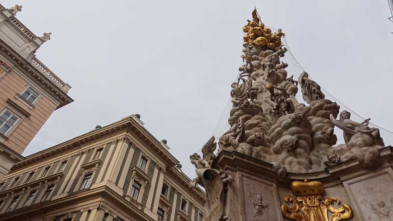 Plague Pillar along The Graben