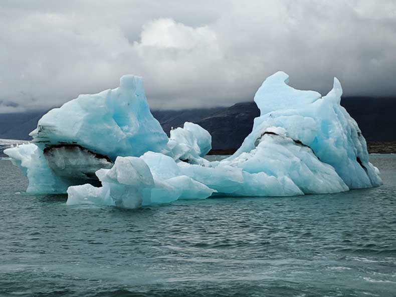 Glacier lagoon Iceland, the furthest stop east on our Iceland itinerary 4 days