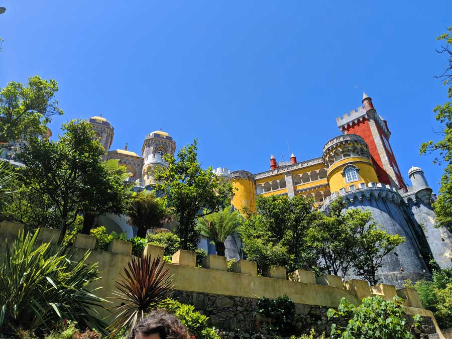 Pena Palace - the most popular place to visit when spending one day in Sintra