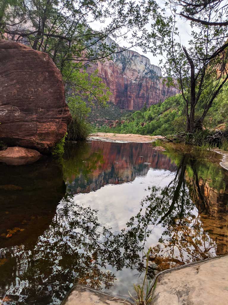 Emerald Pools - ones of the prettiest hikes in Zion with kids