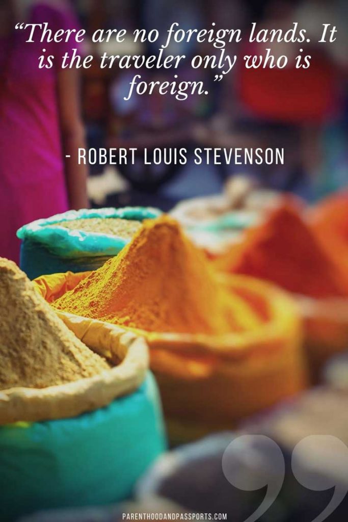 quotes about international travel - “There are no foreign lands. It is the traveler only who is foreign.” - Robert Louis Stevenson