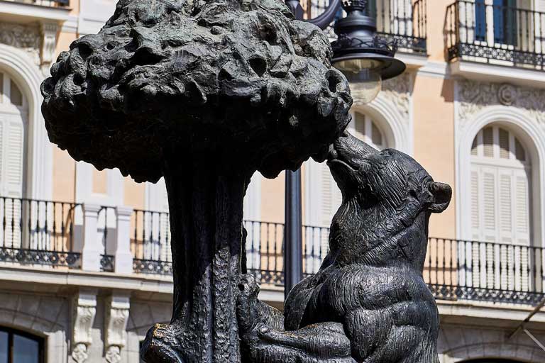 The Bear and the Strawberry Tree has become a symbol of the city of Madrid, Spain