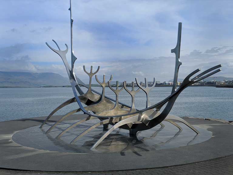 Sun Voyager sculpture in Iceland