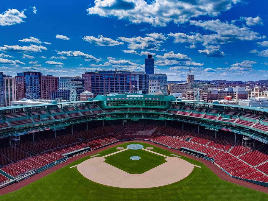 Fenway Park, Boston, MA. editorial photo. Image of sunshine - 42172296