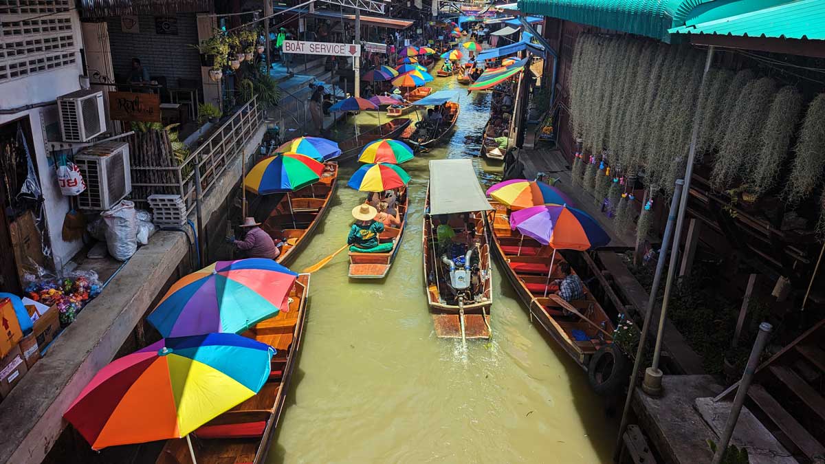 damnoen saduak floating market day trip