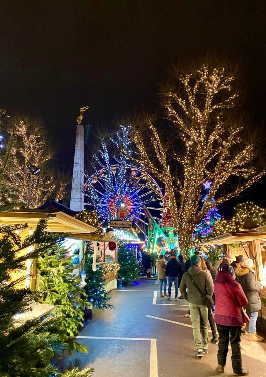 a Christmas market in Luxembourg City one of the best Europe Christmas destinations