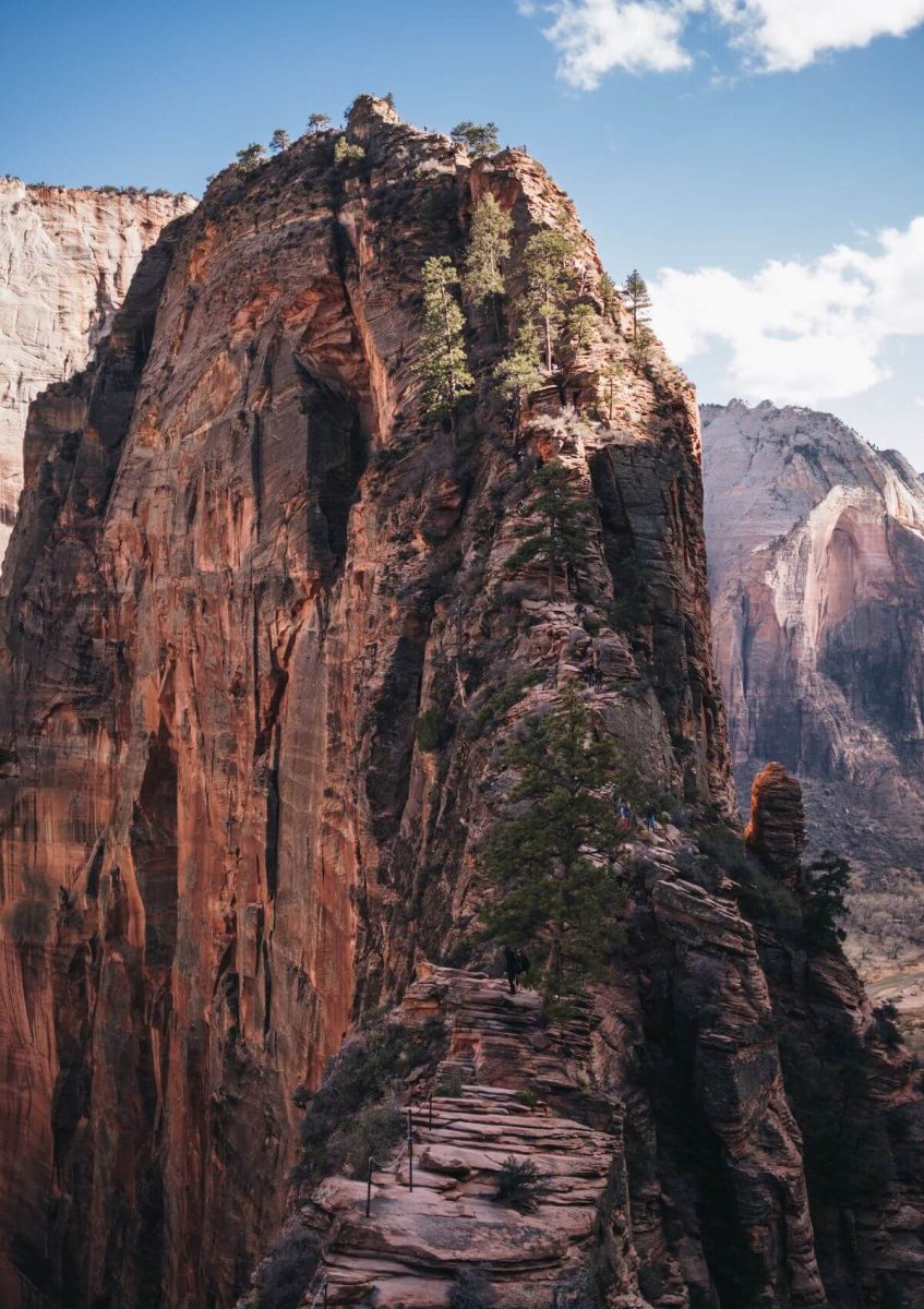The spine - the most intense section of the Angel's Landing hike