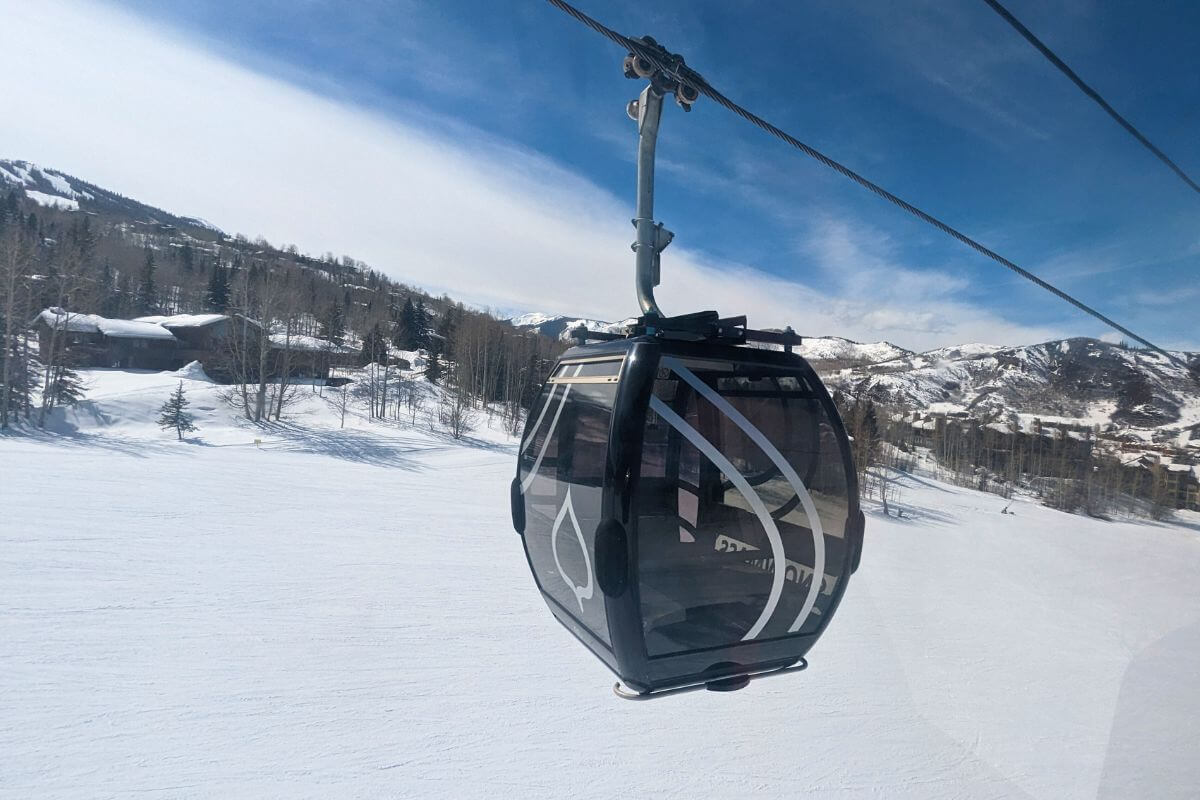 a gondola at Snowmass